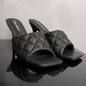 Public Desire Black Mules